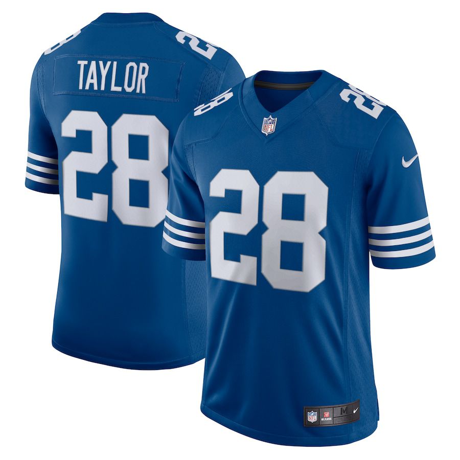 Men Indianapolis Colts #28 Jonathan Taylor Nike Royal Alternate Vapor Limited NFL Jersey->indianapolis colts->NFL Jersey